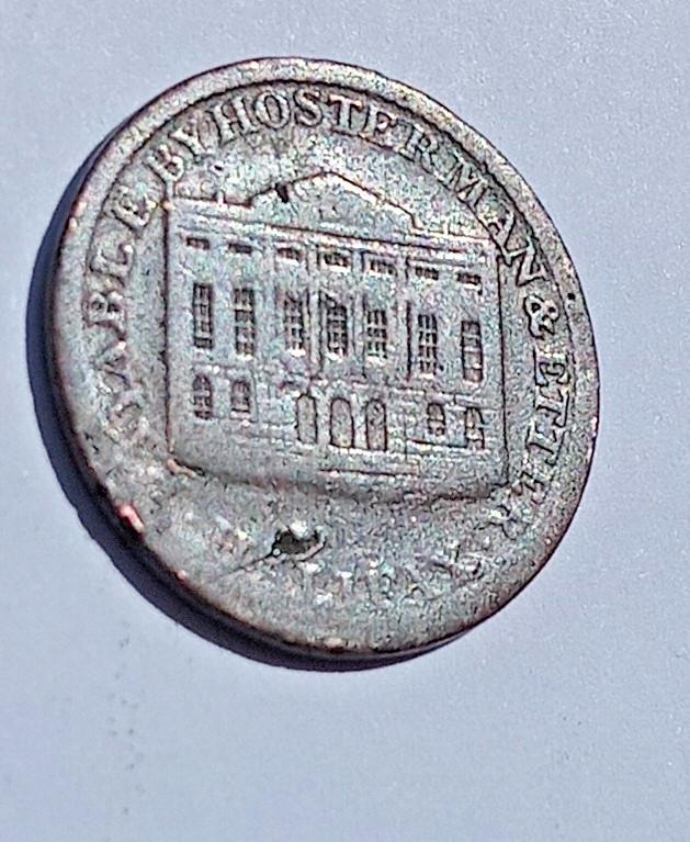 CANADA- Nova Scotia- Half Penny Token- 1815 - Hosterman & Etter- Halifax NS-10B