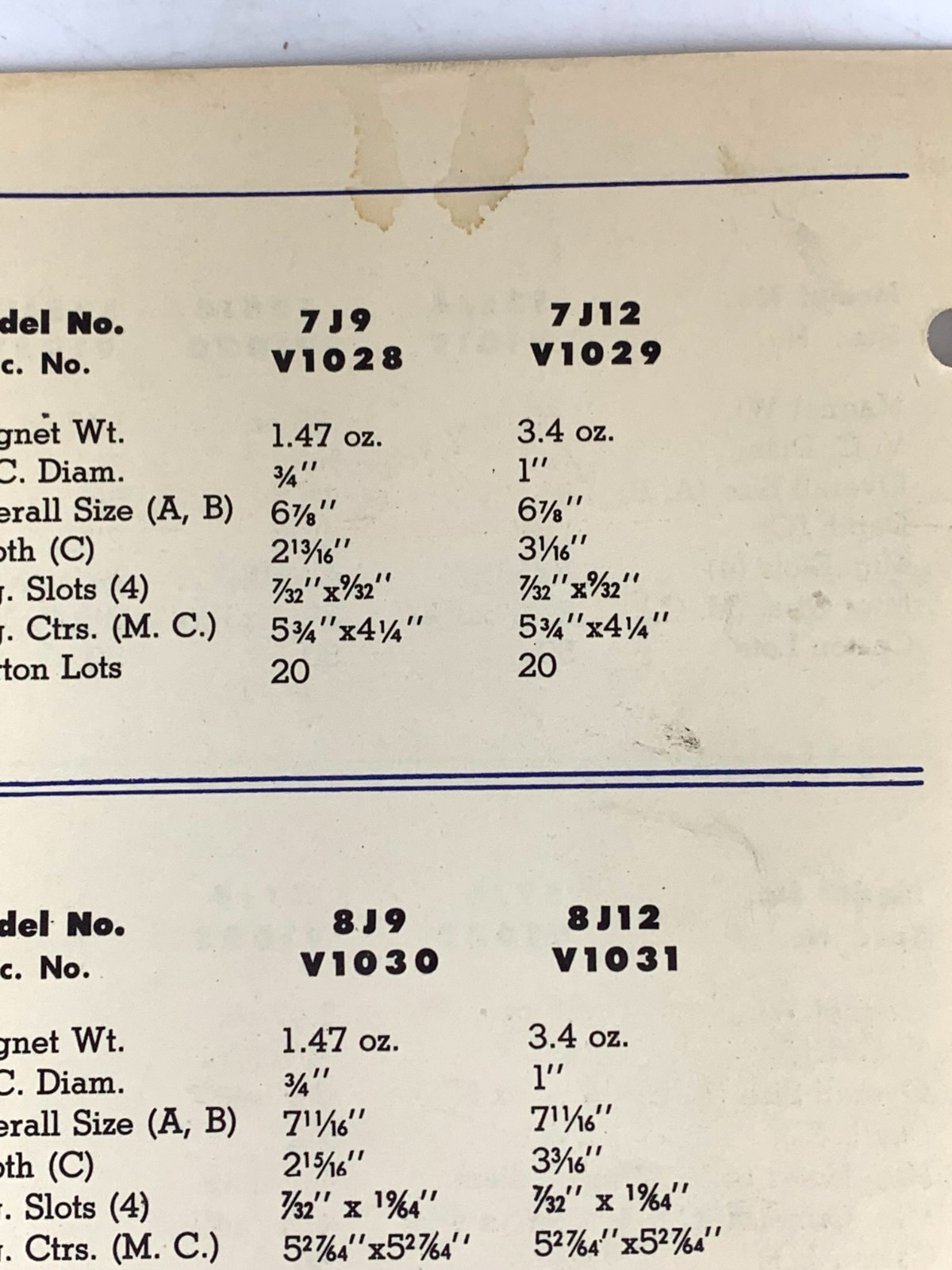 JensenEarly 1960s Viking Loudspeakers Data Sheet 151-2