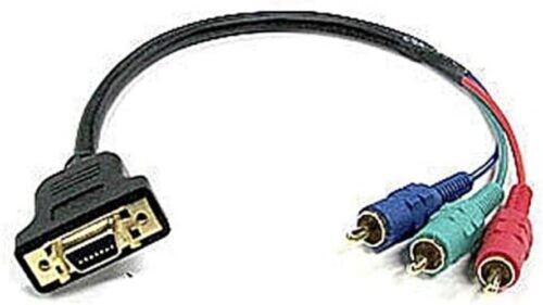COMON D-Terminal (female) to Component (male) Conversion Video Cable 0.3m F/S
