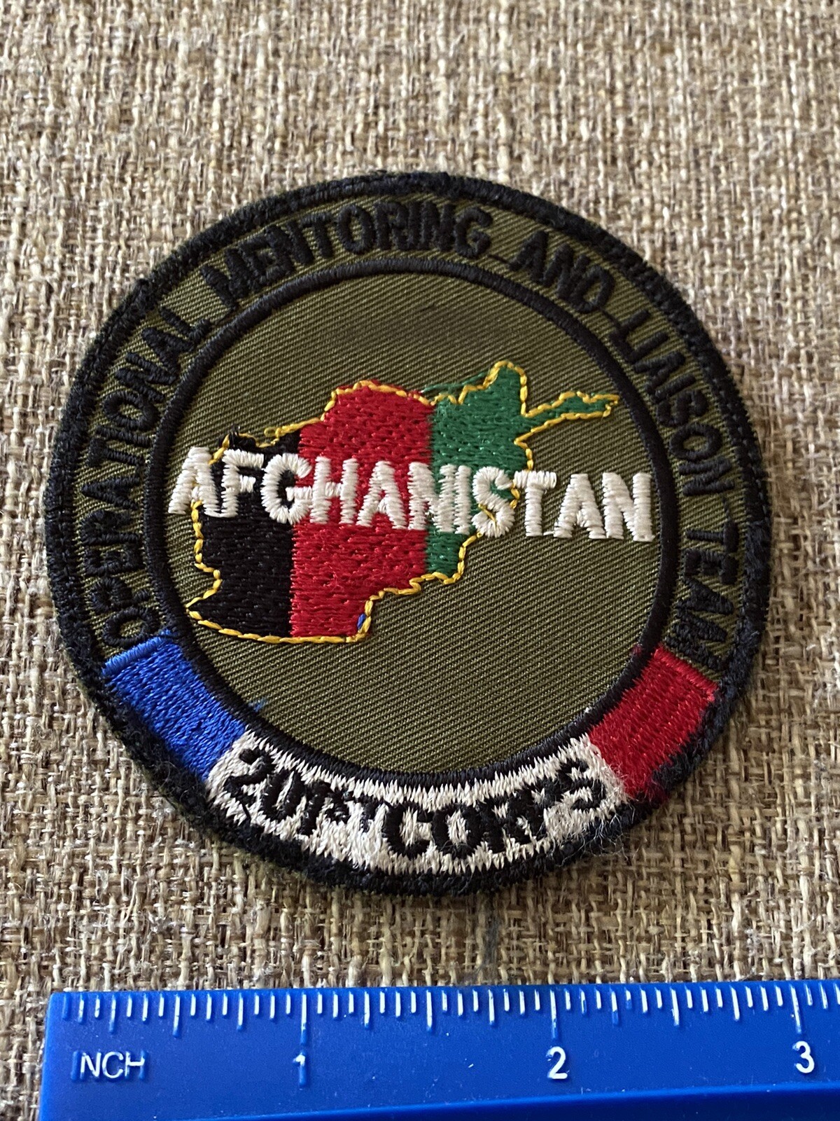 201st Corps Operational Mentoring And Liaison Team Patch Afghanistan Hook Loop