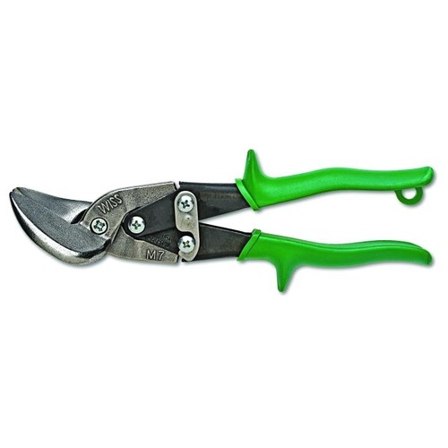 Wiss M7R Metalmaster Offset Straight and Right Cut Aviation Snips, 9-1/4" L