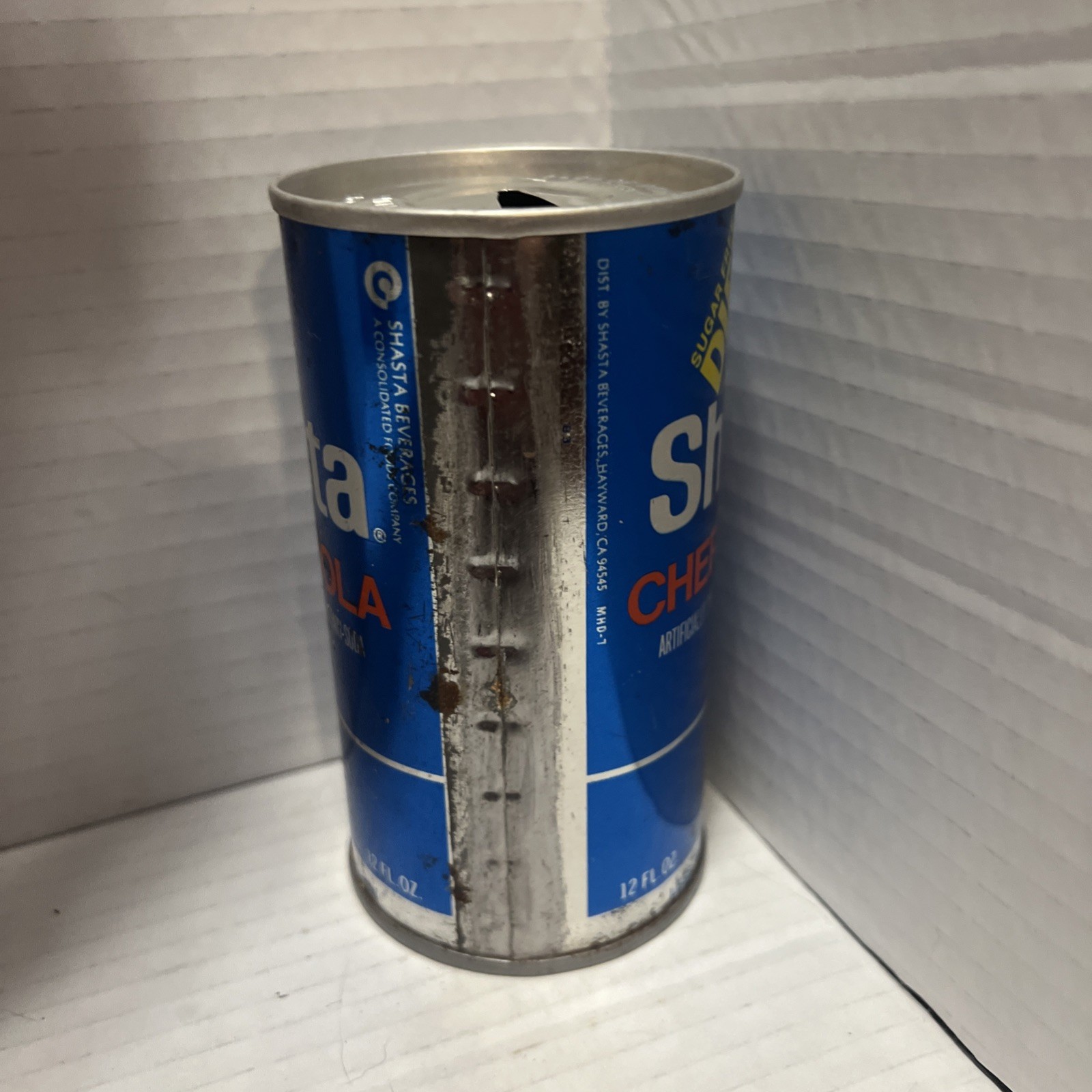 Rare Diet Shasta Cherry Cola Vintage "Ring Pull" Soda