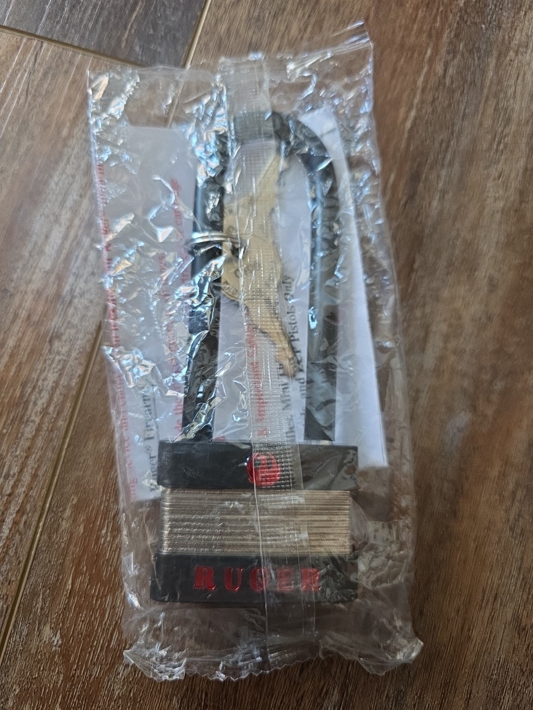 Ruger Regal 5035A Safety Firearm Pistol Gun Lock Padlock & 2 Keys Long Locksport