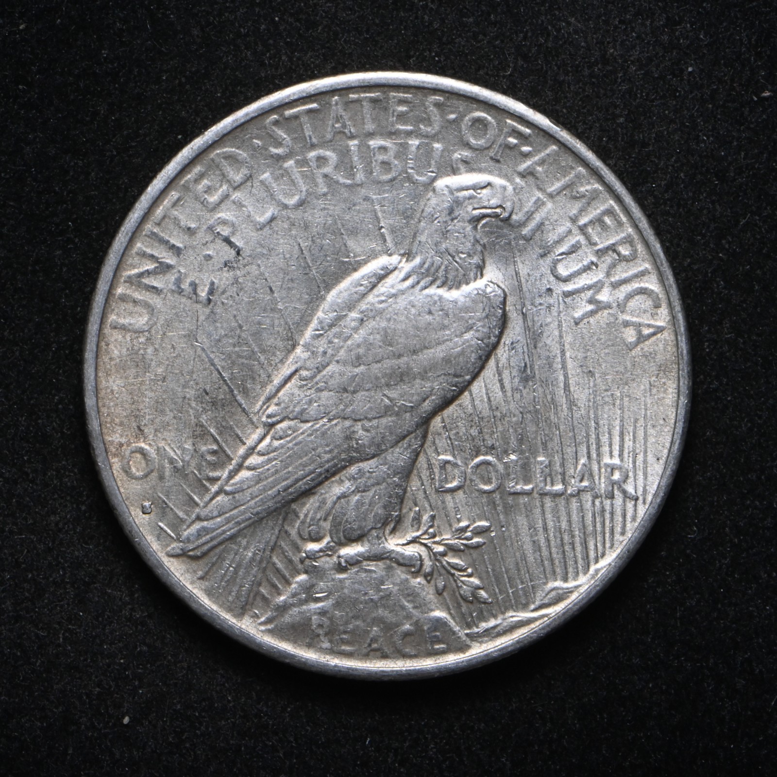1935-S Peace Silver Dollar AU (cn16867)