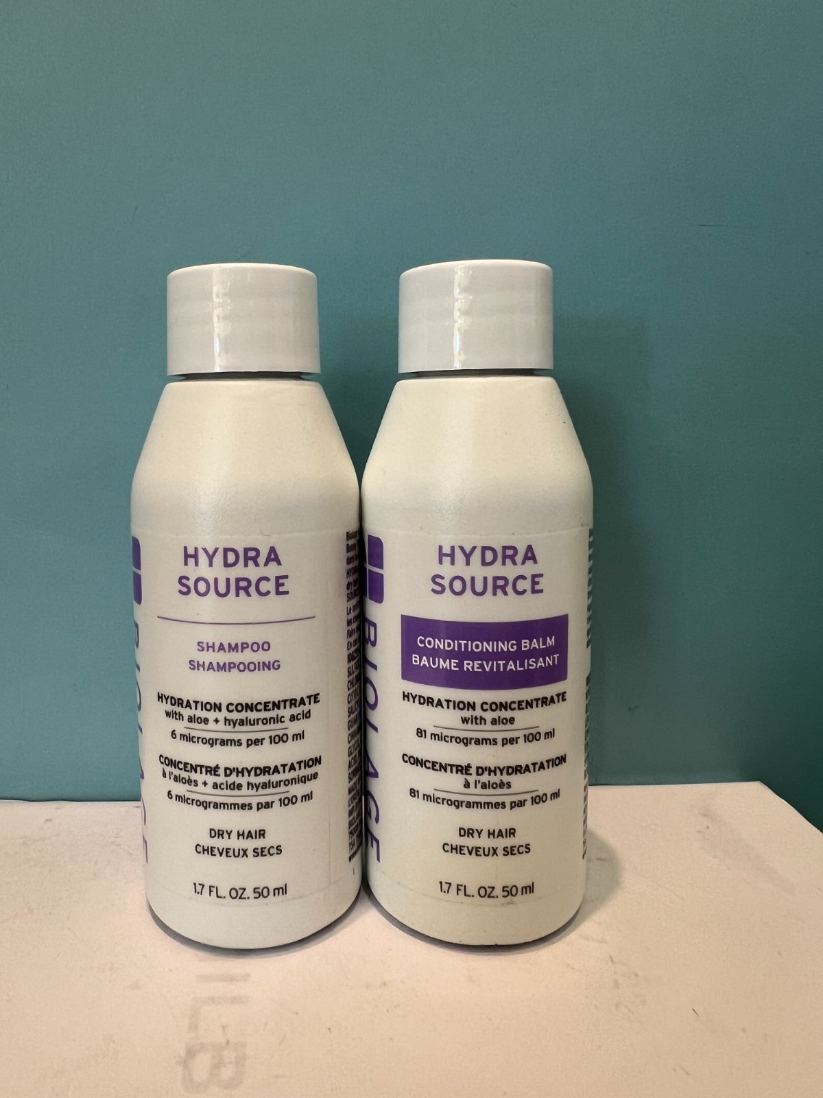 MATRIX Biolage Hydra Source Shampoo & Conditioning Balm 1.7oz New