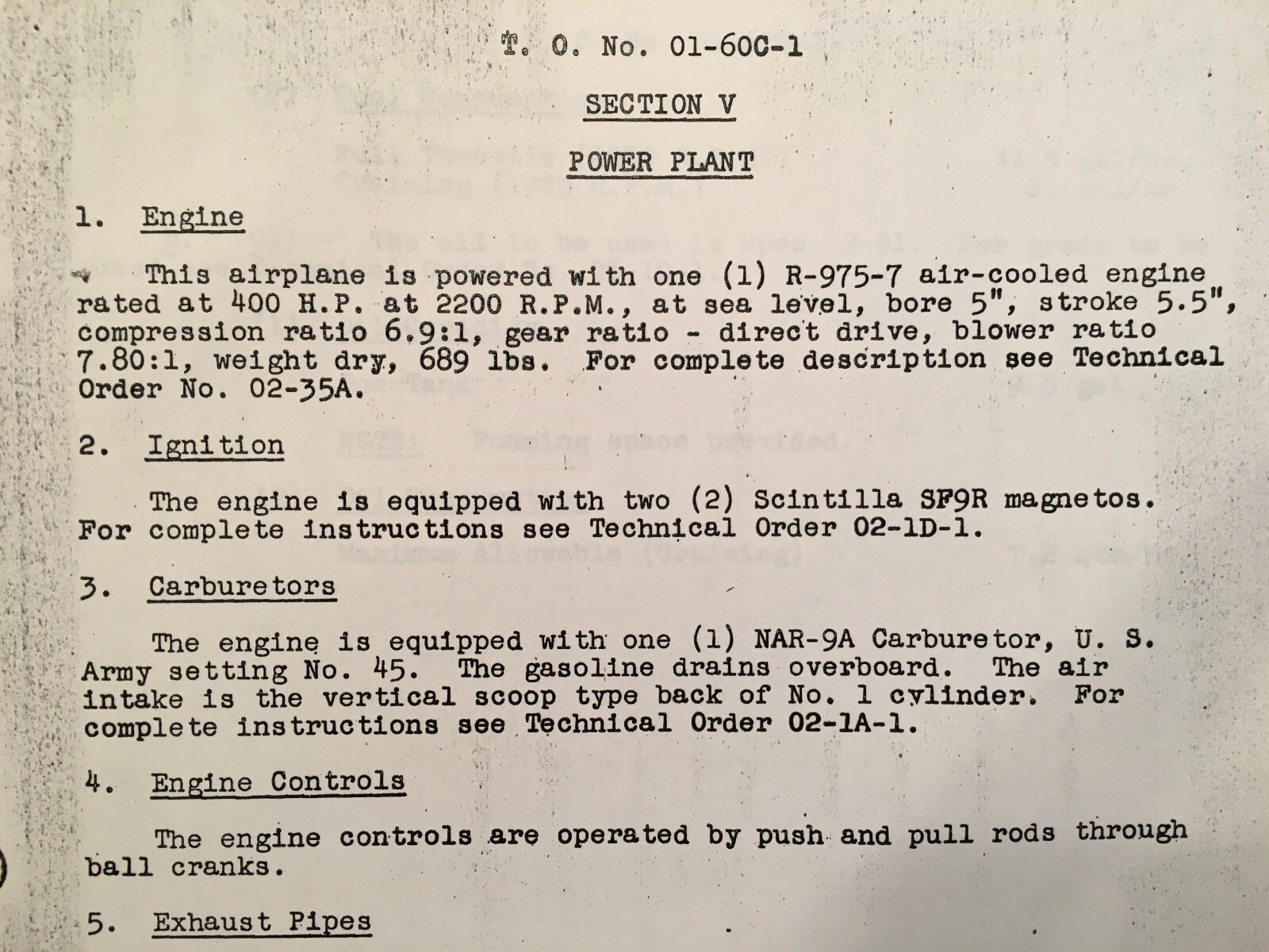 North American BT-9 & BT-9A Pilot's Flight Operating Manual