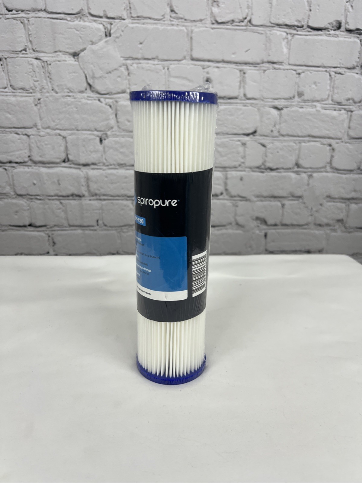SpiroPure SP-R20 10x2.5 Non-Woven Pleated Polyester Sediment Filters SPC-25-1020