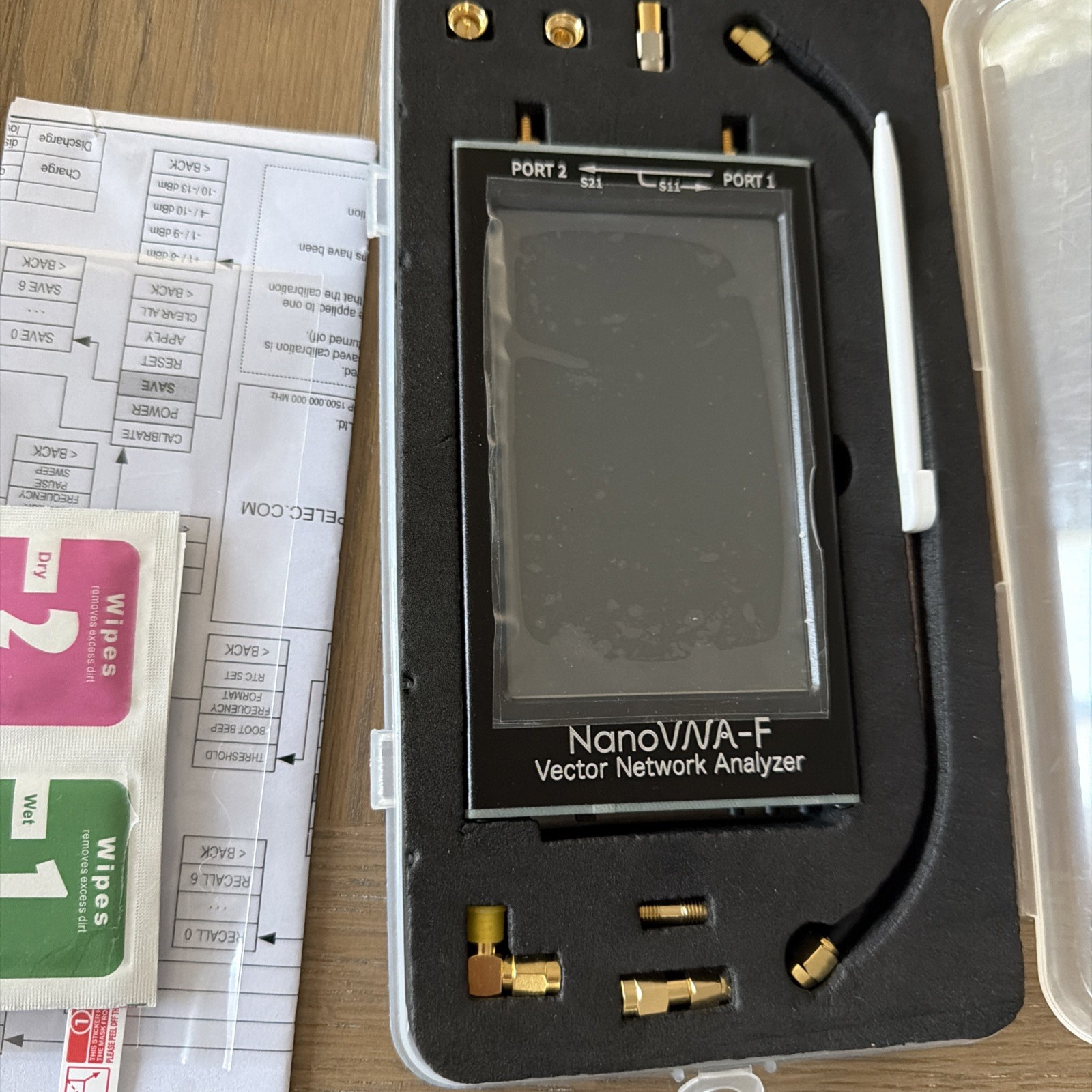 Digital Nano VNA Vector Network Analyzer 40dB 50KHz-900MHz Antenna Analyzer J2U4