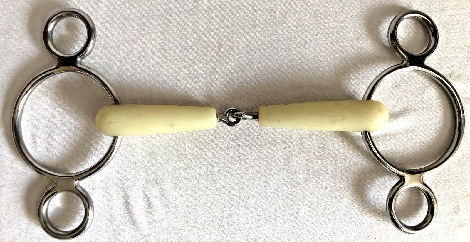 6" Happy Mouth Jointed 2-Ring Gag Elevator Bit - Great Condition