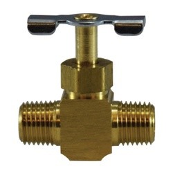 46051 Needle Valve, 1/4 x 1/4 in Nom., MIP x MIP, 150 psi, -45 to 250 deg F