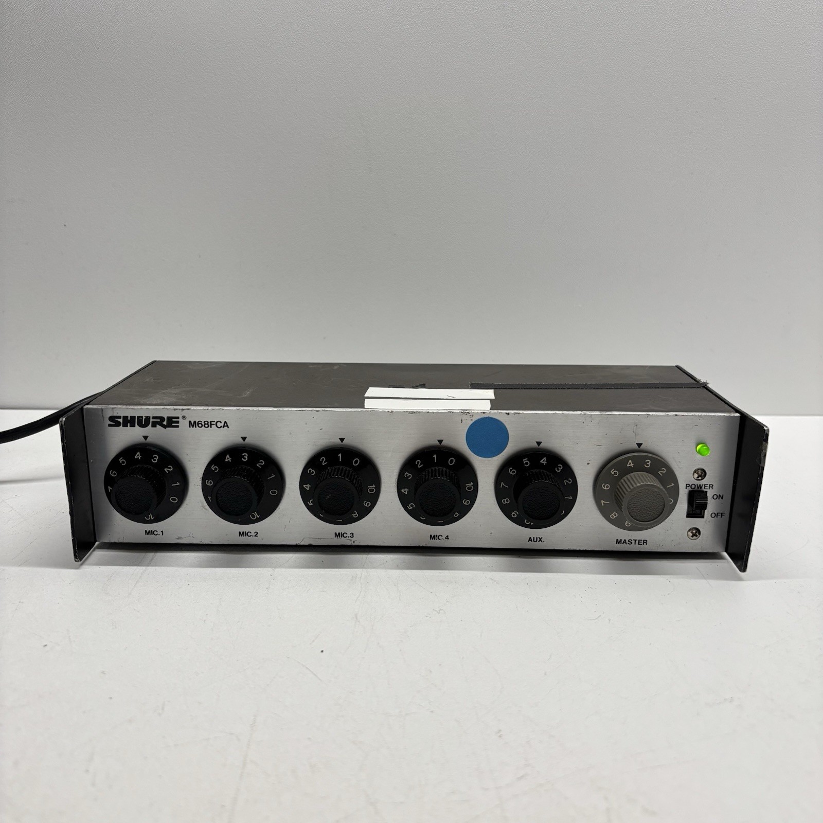 Shure M68FCA 4-Channel Rack Mount Mic Mixer w/ Master/Level Tested Works