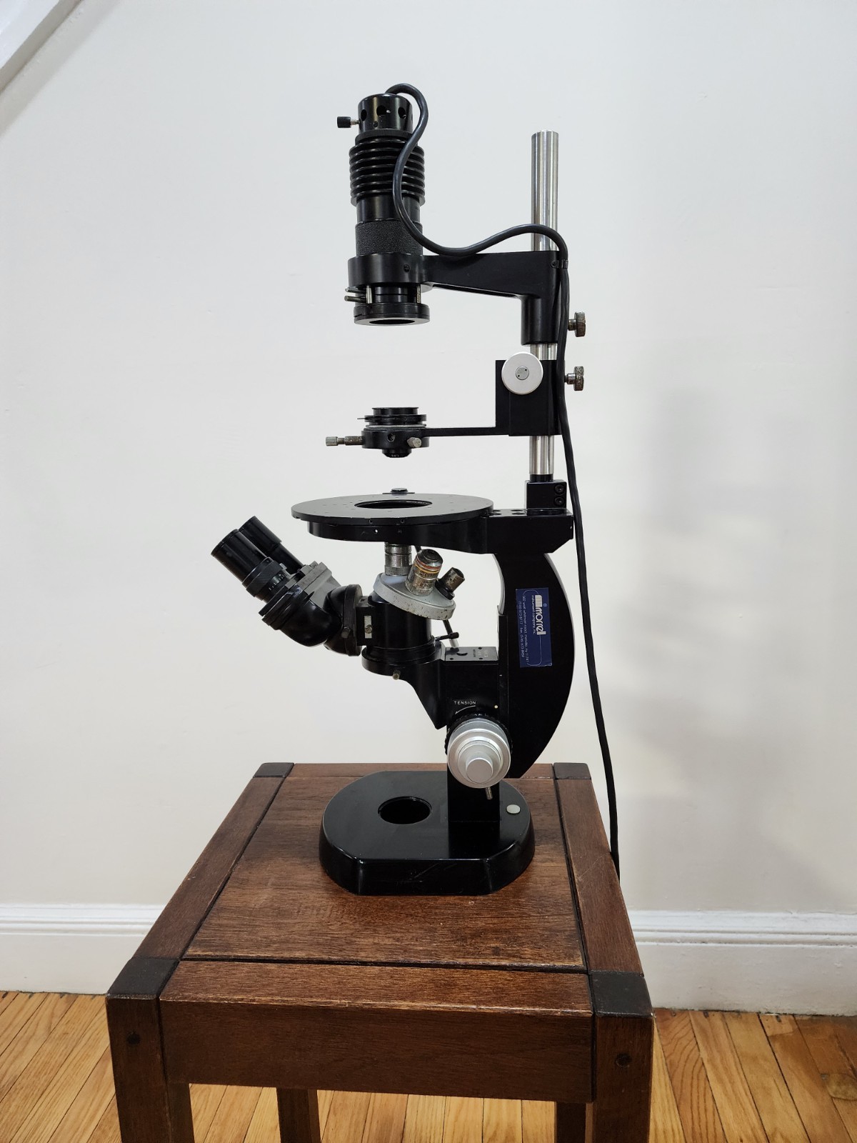 Nikon Vintage MS Inverted Compound Microscope 4 DDL Objectives