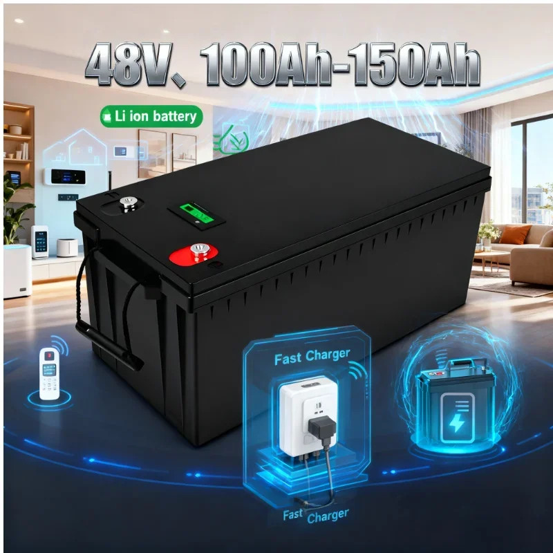 48v 150AH li-ion Replace power battery 48v 100Ah 5kwh 7kwh for Golf cart backup