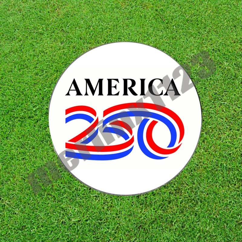 America 250 USA United States 250th Anniversary 1776 Golf Ball Marker