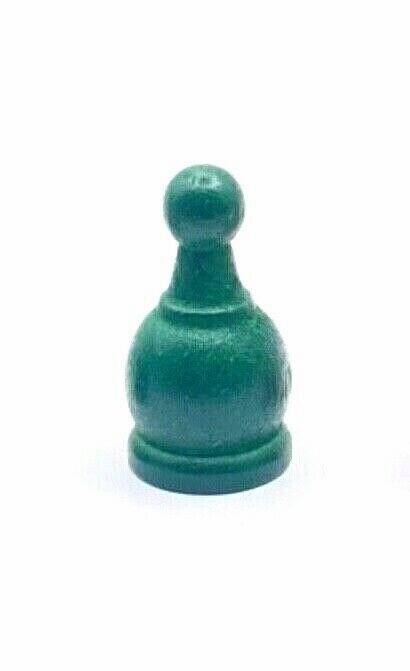Parcheesi Green Wood Pawn Game Replacement Part - Buy One or More