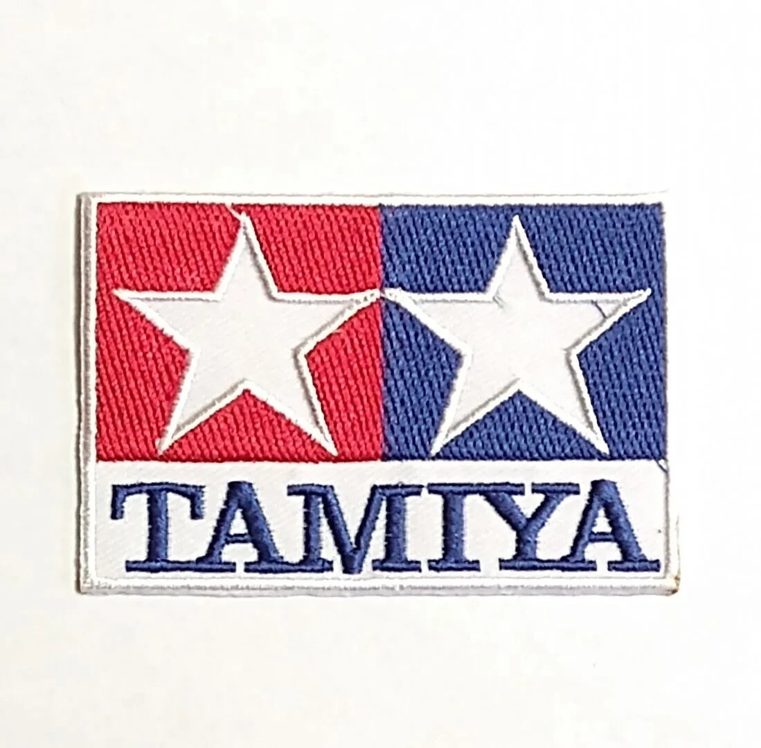 Tamiya Patch  3.1" x 2.1" Iron-on or Sew-on Embroidered Emblem