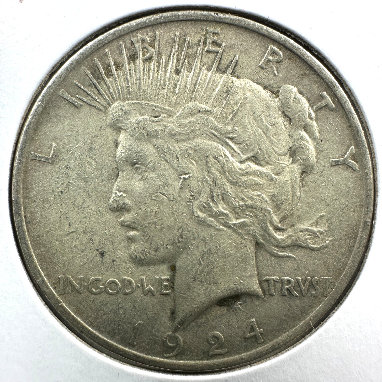 1924 $1 Silver Peace Dollar (90024)