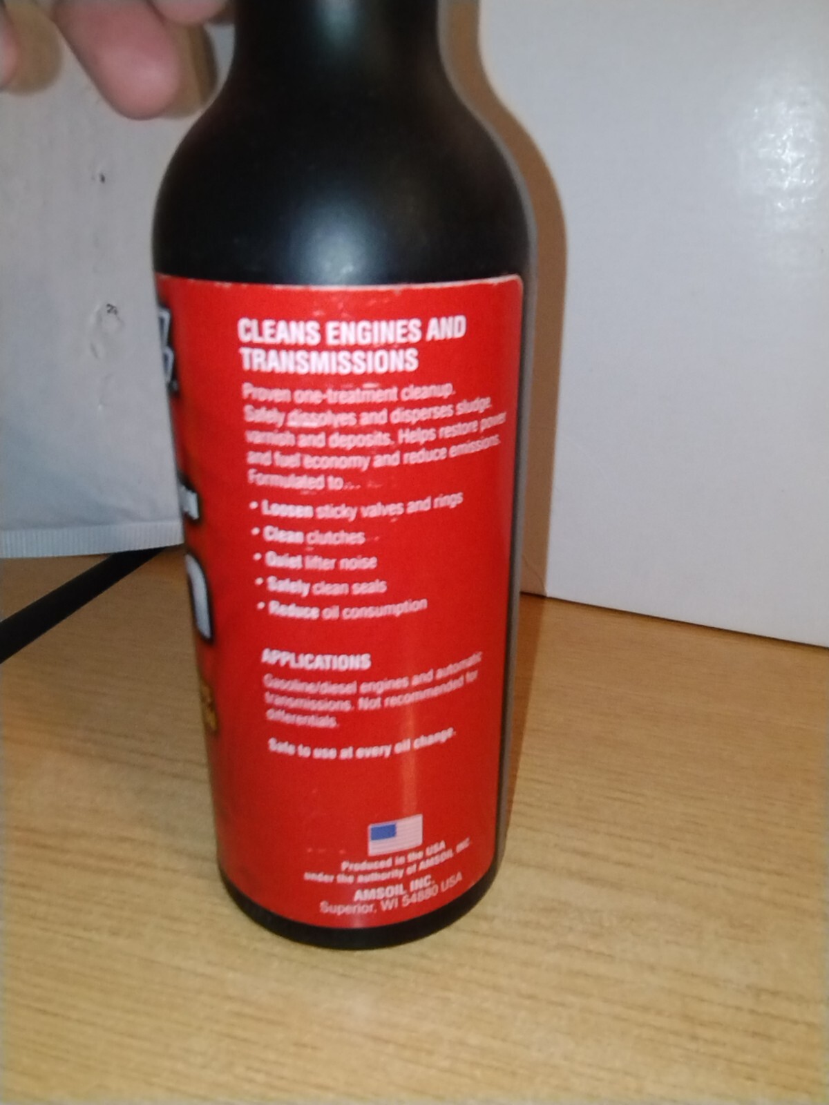 Amsoil Engine Transmission Flush + Amsoil Power Foam Induction System Cleaner