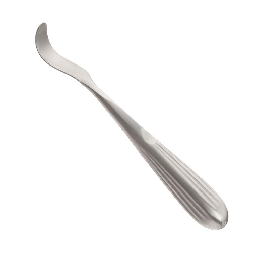 Set of 2 Crego Periosteal Elevator, 8", Slightly Curved, 14 mm Blade, Premium