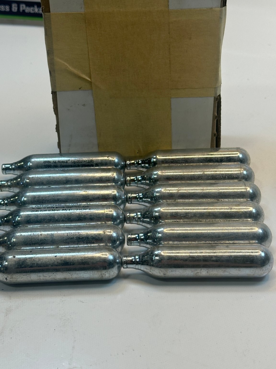 SPECIAL FORCE CO2 Cartridges 12g (Lot of 12) Airgun Paintball