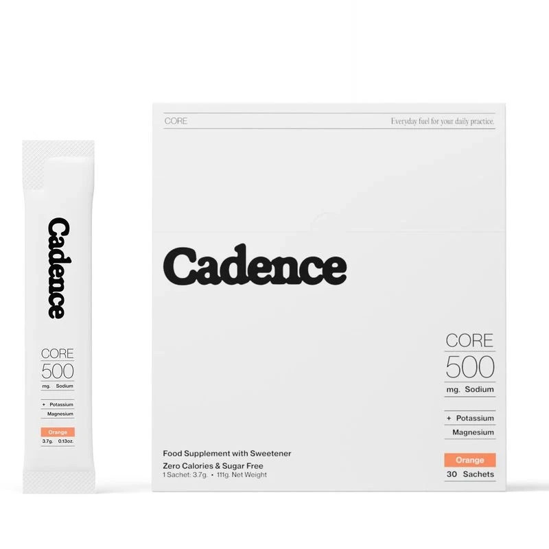 Cadence Sachets Core Orange 30 5g Electrolyte Vegan, Keto Paleo Sodium Potassium