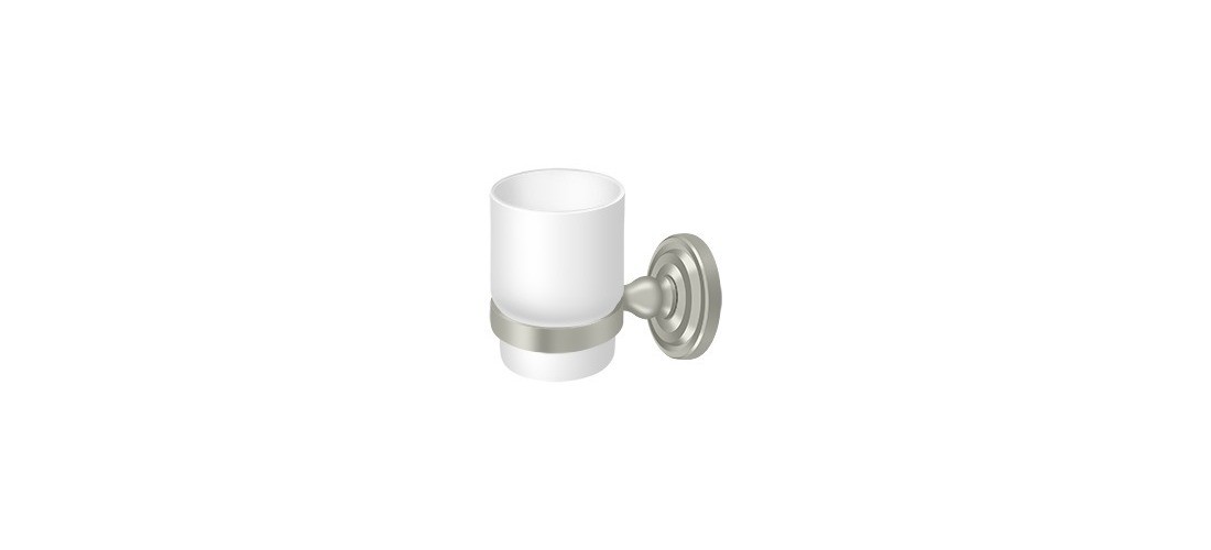 Deltana R2013-U15 3-3/4" Height R Series Traditional Tumbler Set Satin Nickel