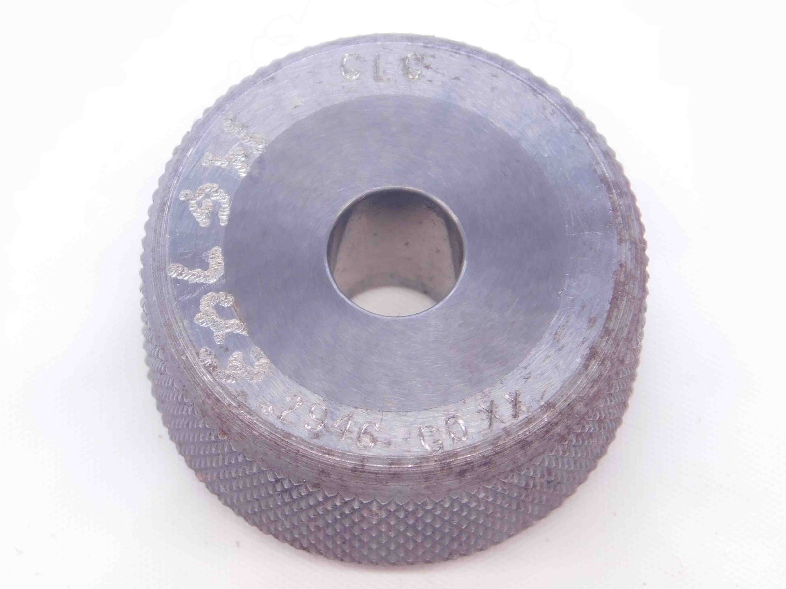 .2946 CL XX CARBIDE MASTER PLAIN BORE RING GAGE .2969 -.0023 19/64 7.483 mm