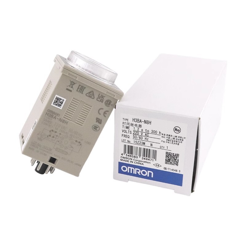 1PCS OMRON Time Relay H3BA-N8H Energized Delay Timer