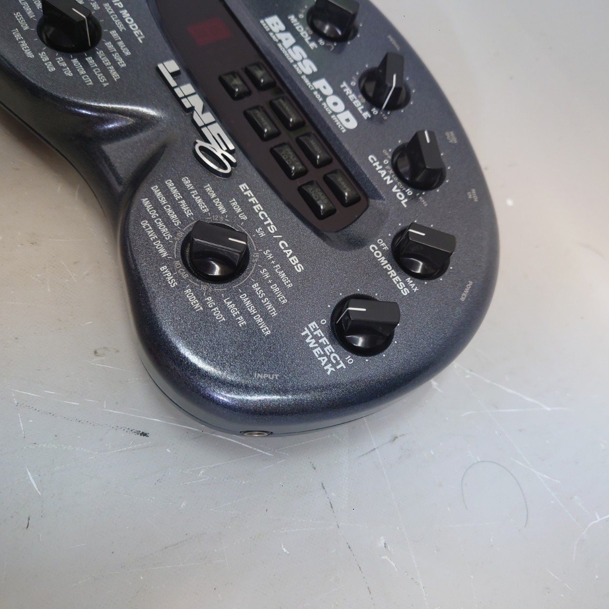 Line 6 Bass POD Multi Effects Processor Amp Modeler Tested from Japan