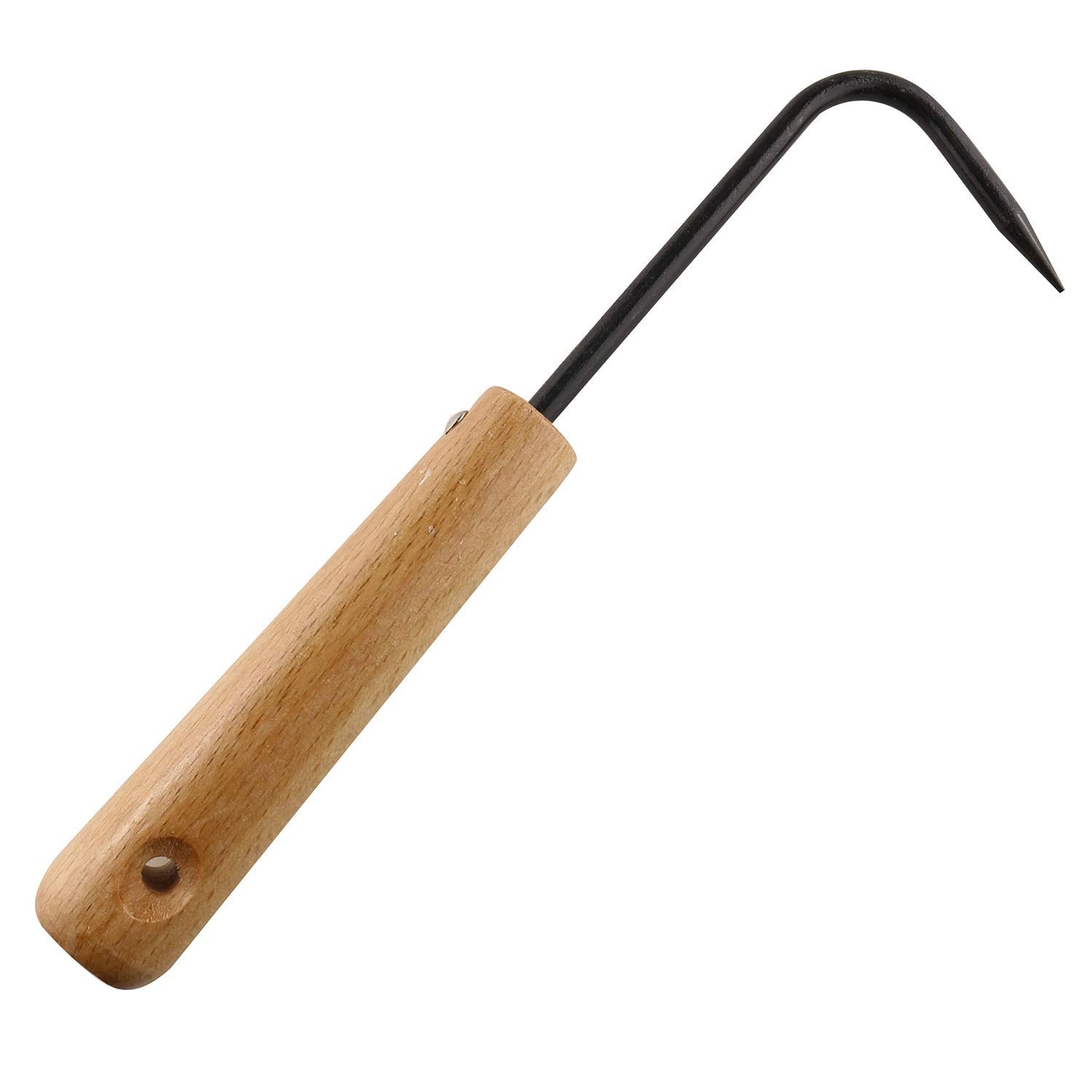 JCBIZ 215mm Single Claw Root Hook Loosening Tool Handle Weeder 215mm, Black