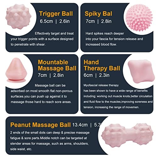 Trigger Point & Deep Tissue Massage Ball Set - Myofascial Trigger Point Release