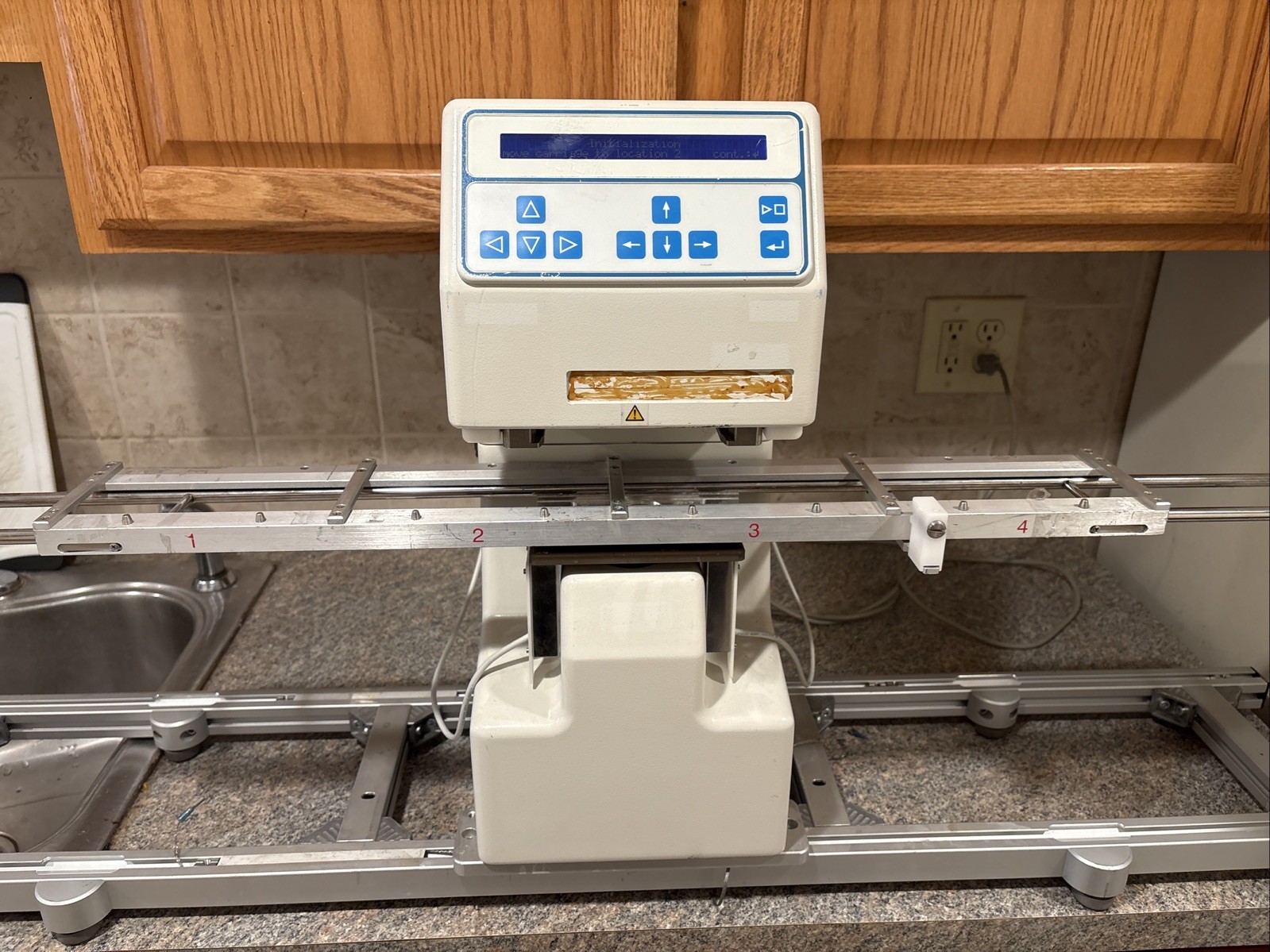 CyBio Cybi-Well Pipettor, Rails