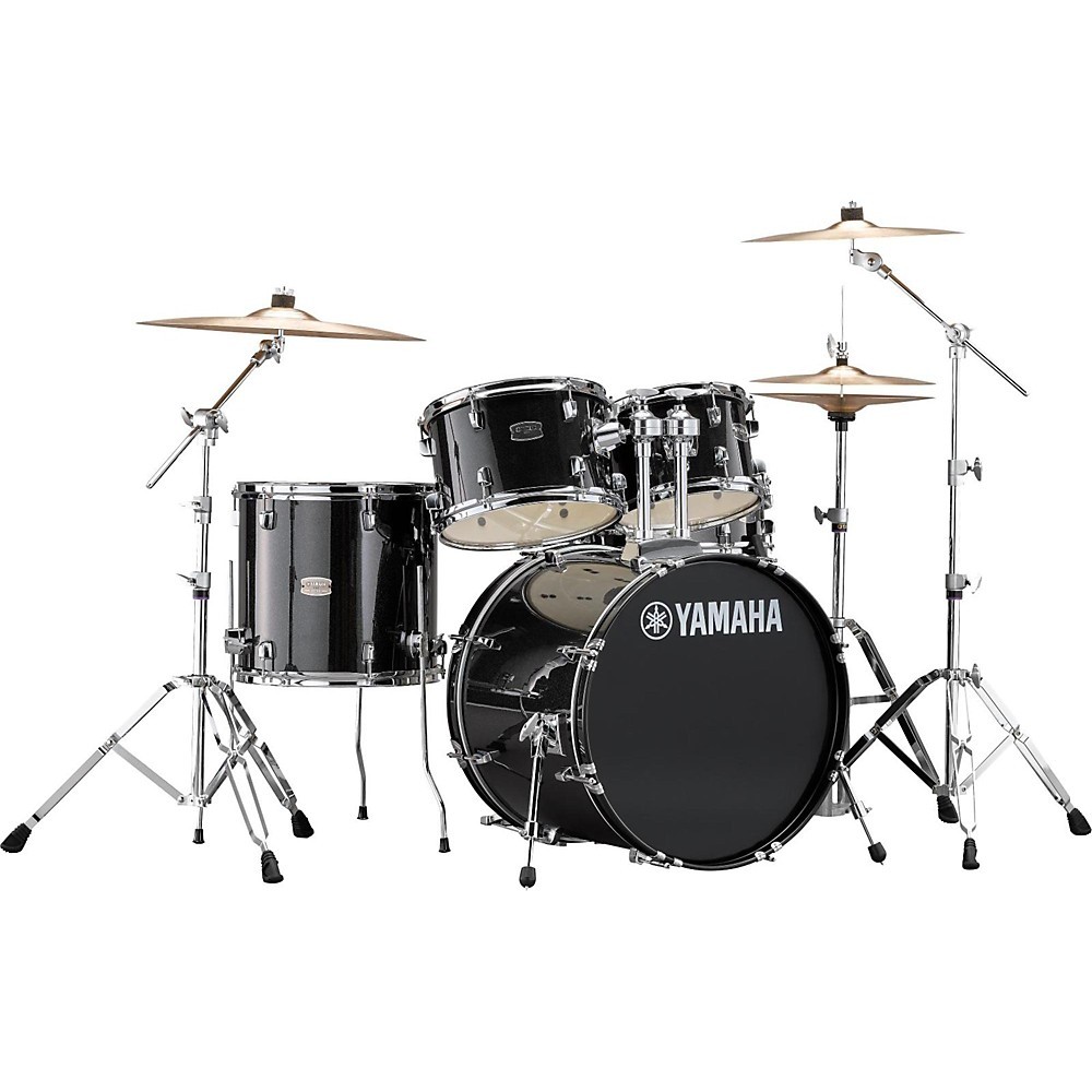 Yamaha Rydeen 5-Piece Shell Pack with 20 in. Bass Drum Black Glitter