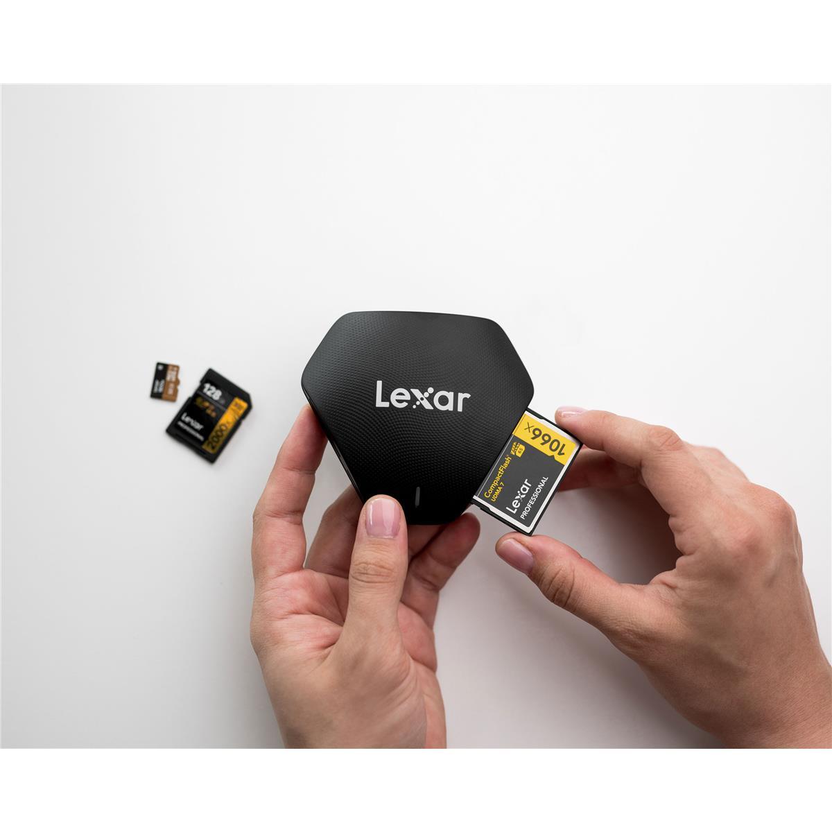 Lexar Professional Multi-Card 3-in-1 USB 3.0 Reader #LRW500URBNA