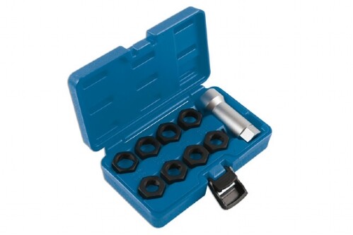 Axle Spindle Rethreading Tool Set 9pce FOR Damaged or Rusty Axles Thread Repair
