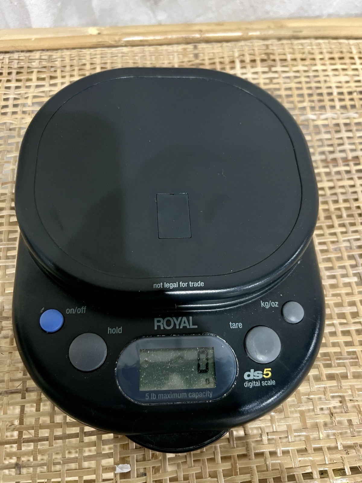 Royal ds5 Digital Small Postal Scale with Display, Tare, Hold, kg/oz Conversion