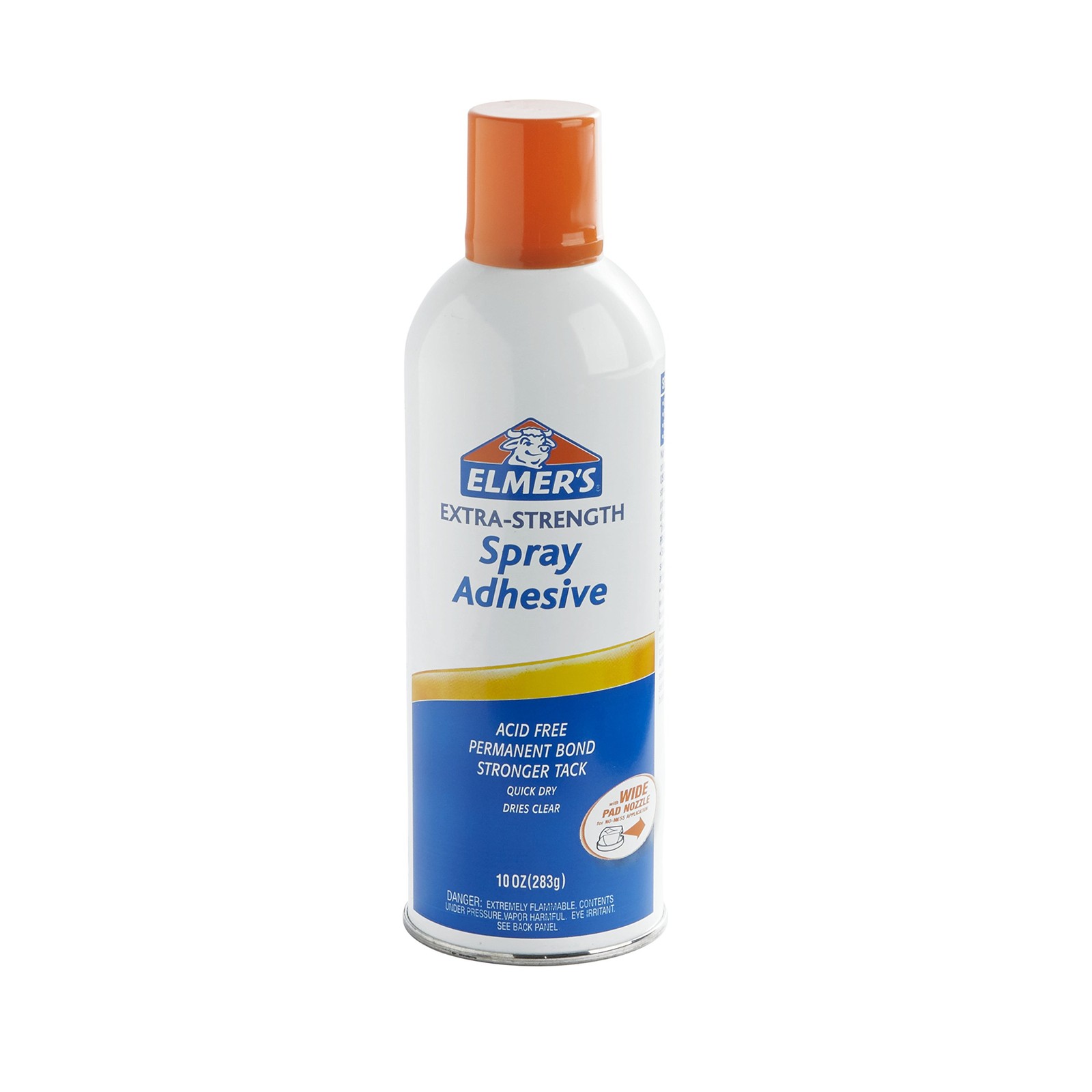 Elmers Extra Strength Spray Adhesive 10oz Quick Dry Clear Permanent Bond