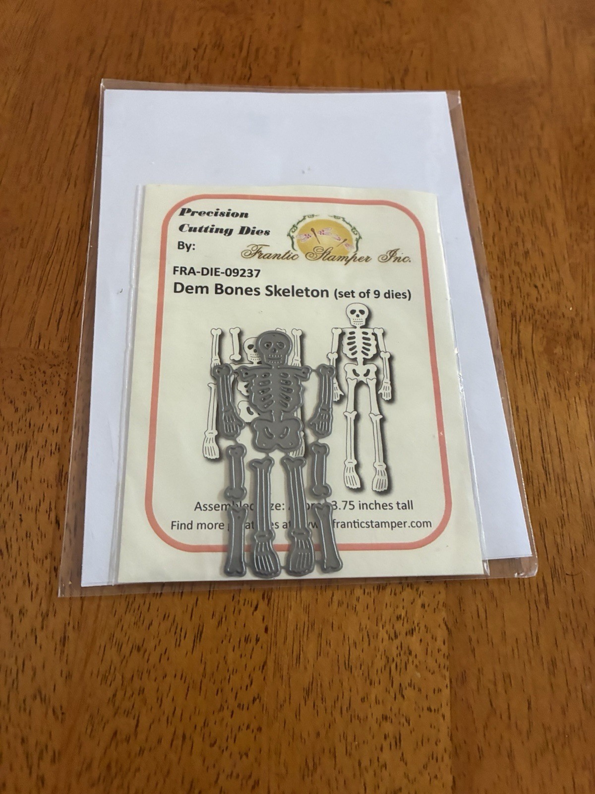 Frantic Stamper-Dem Bones Skeleton- Precision Cutting Dies- Halloween