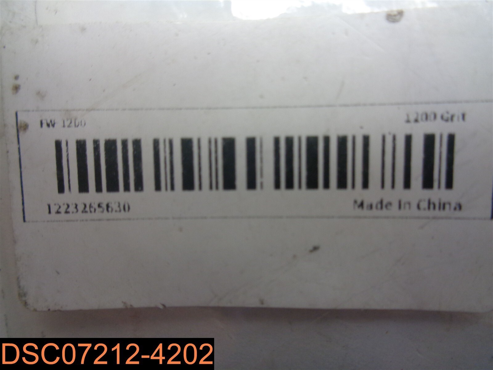 Has 2 Small Dents: SY Tools Sharpening blade #1200 with diamond coating