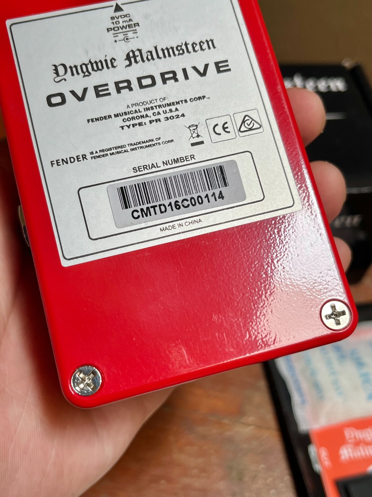 Fender Yngwie Malmsteen Overdrive