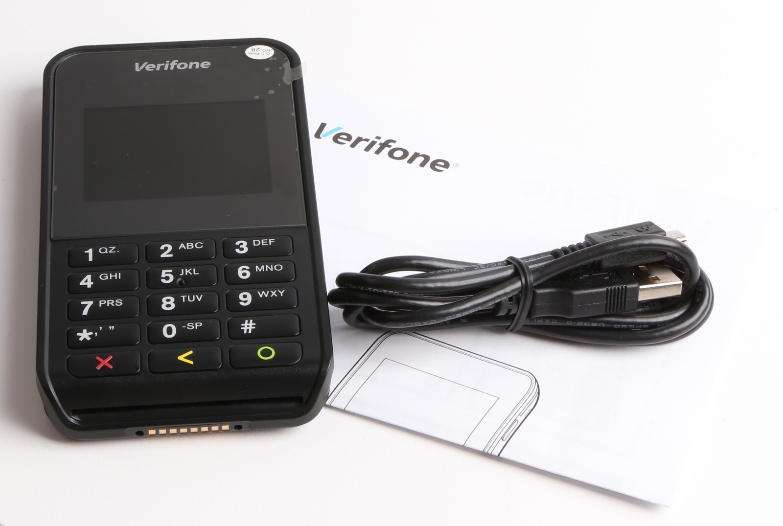 Verifone e355 Payment Terminal; 2.4" Color LCD Display, Wireless LAN