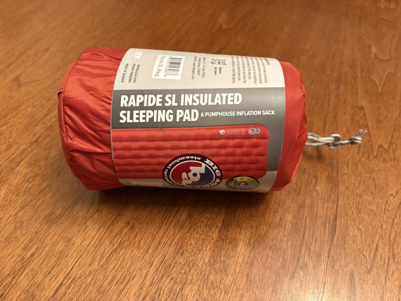 Big Agnes Rapide Sl Insulated Sleeping Pad 20x72 brand new in original package