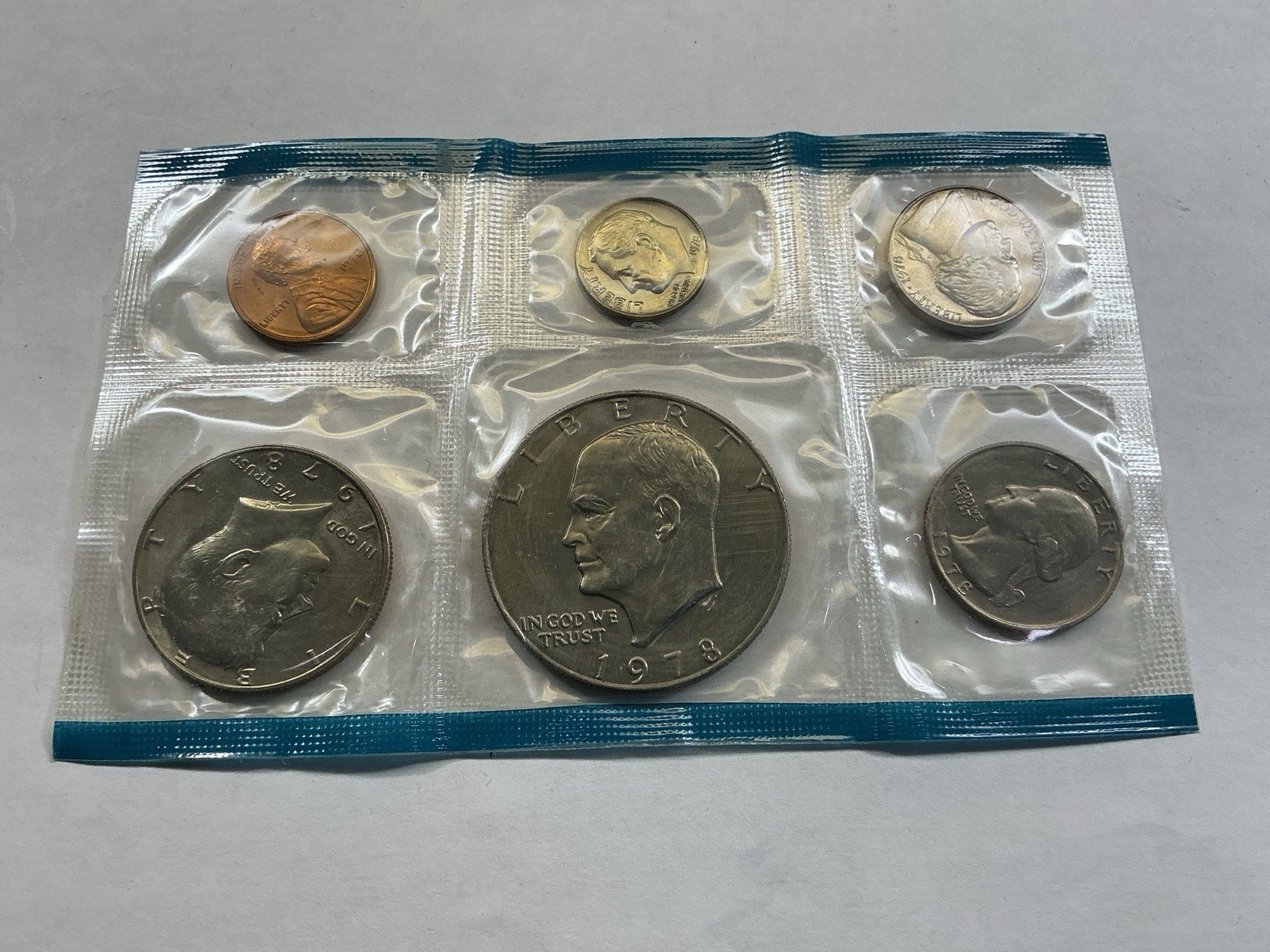 1978 (P only) Uncirculated Coin Set U.S Mint Original Cello 052626 75a
