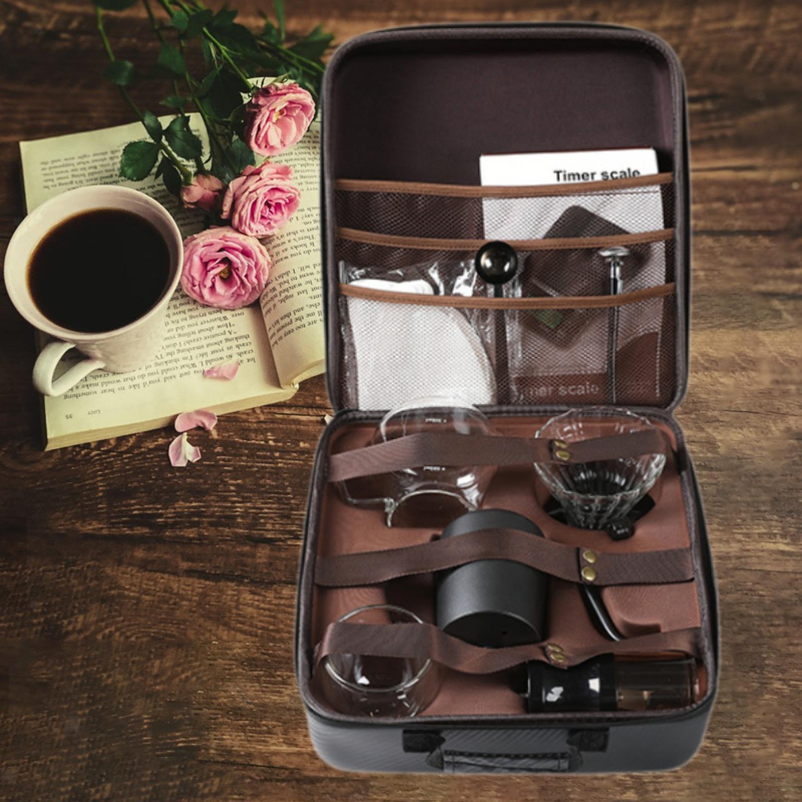 Pour over Coffee Maker Storage Case Convenient for Outdoor Protection Sturdy