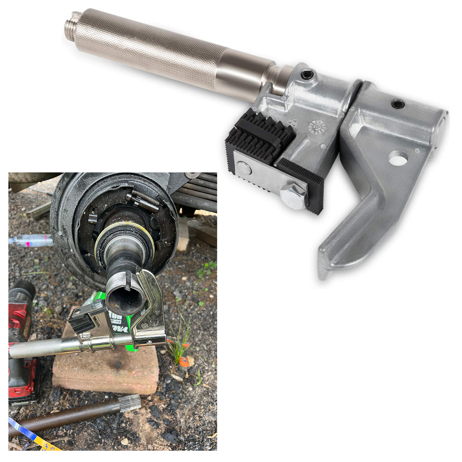 for 1-1/4” to 5” O.D 7402 Universal Outside Thread Chaser with 6 Dies 216884 Use