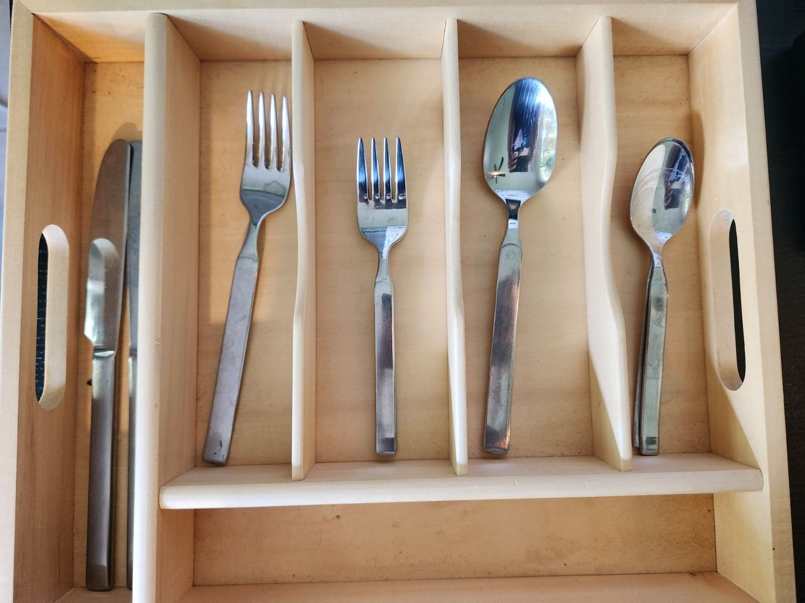 SPL10 Splendide Stainless Flatware 10pc Set Knives Forks Spoons