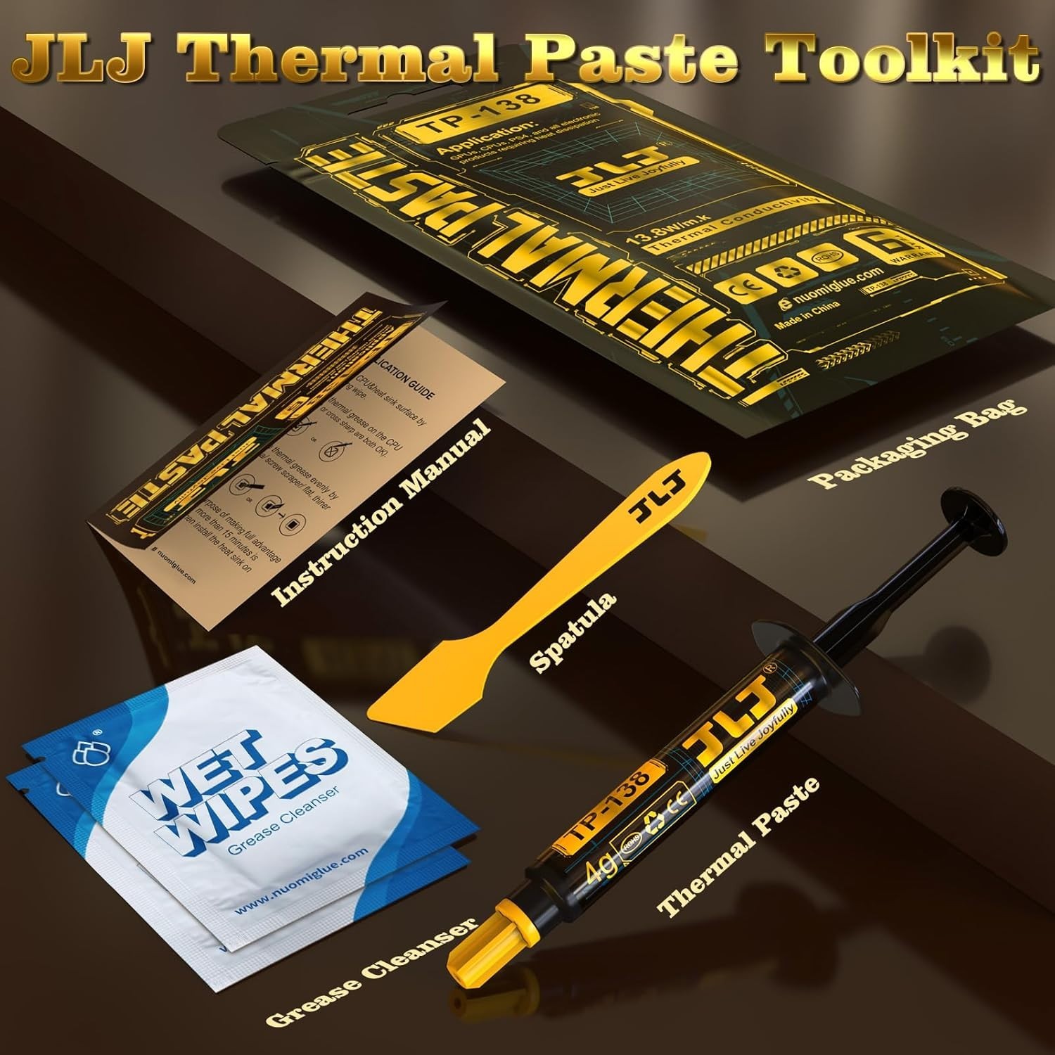 High Performance 4g Thermal Paste for CPUs & GPUs - Safe & Durable Formula