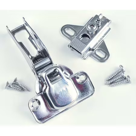 Lamp 304B-C46/9 Spring Hinge, Stainless Steel, Half Surface Mounting, 1 1/2 In