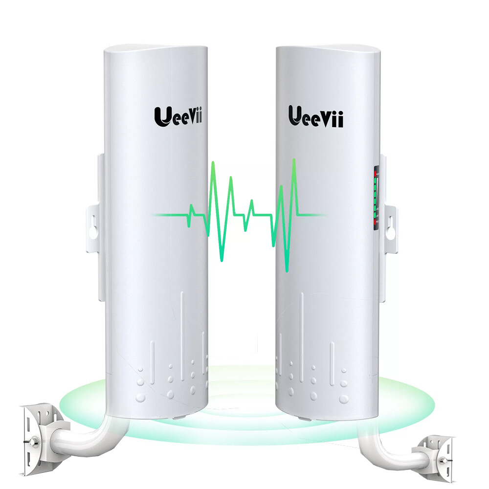 Wireless Bridge CPE Gigabit 1Gbps PTP/ PTMPT WiFi Ethernet Extender 3KM 1200Mbps