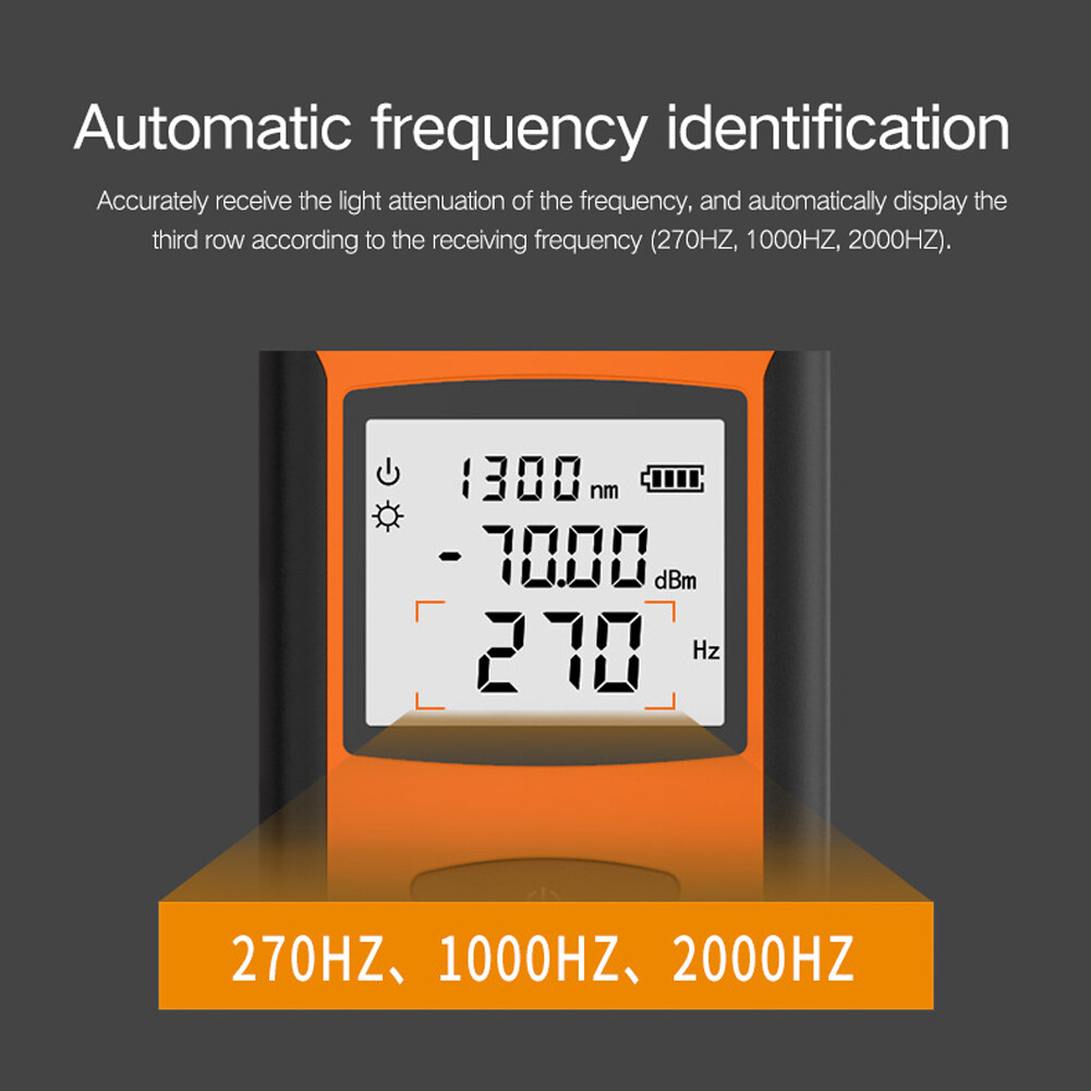 Lightweight Optical Power Meter High Accuracy Rechargeable Optic Power Meter